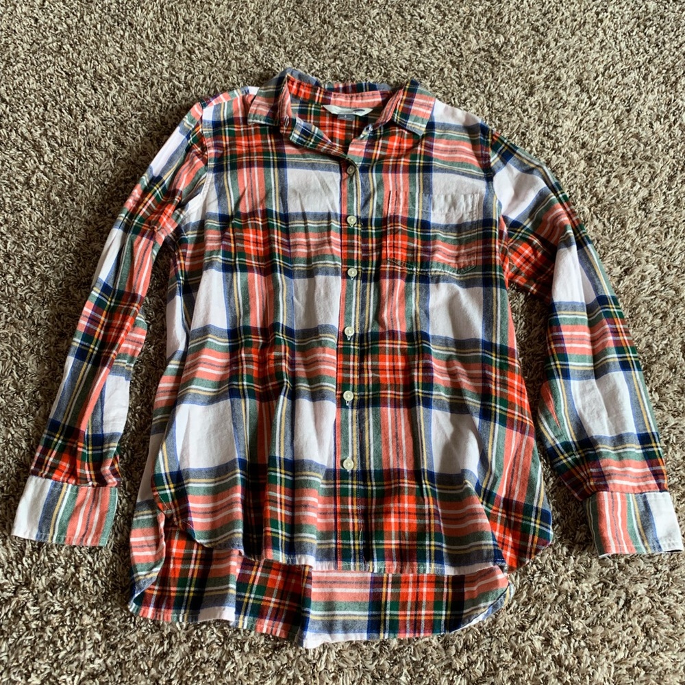 Orange Flannel Shirt